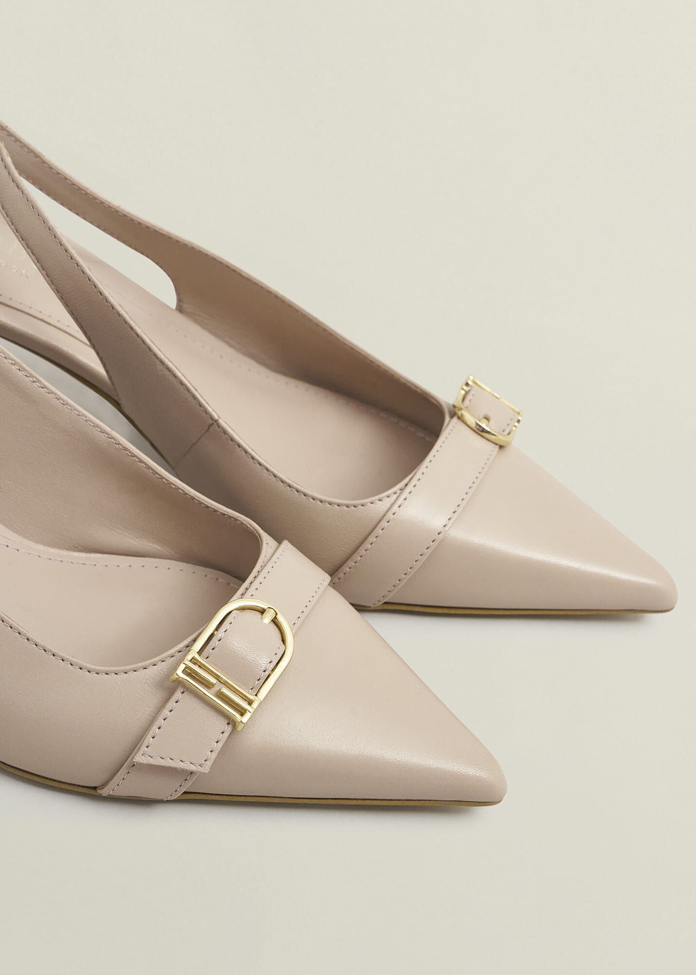 Jude Leather Slingbacks