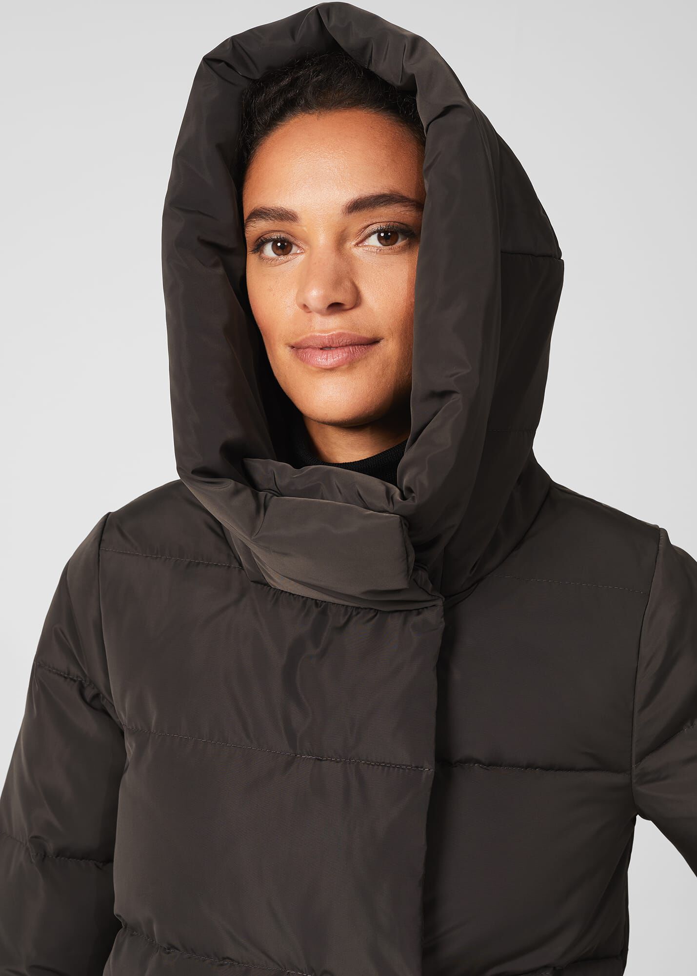 Short Heather Water Resistant Puffer Jacket