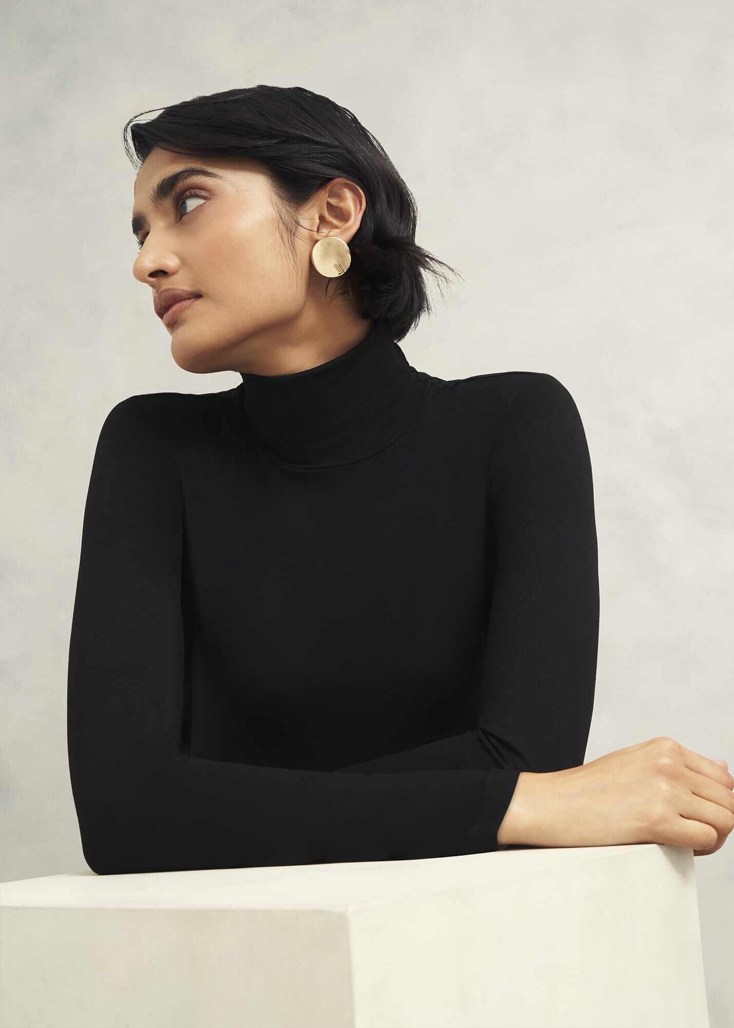 Mischa Roll Neck Top