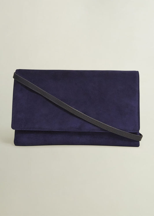 Renata Suede Clutch