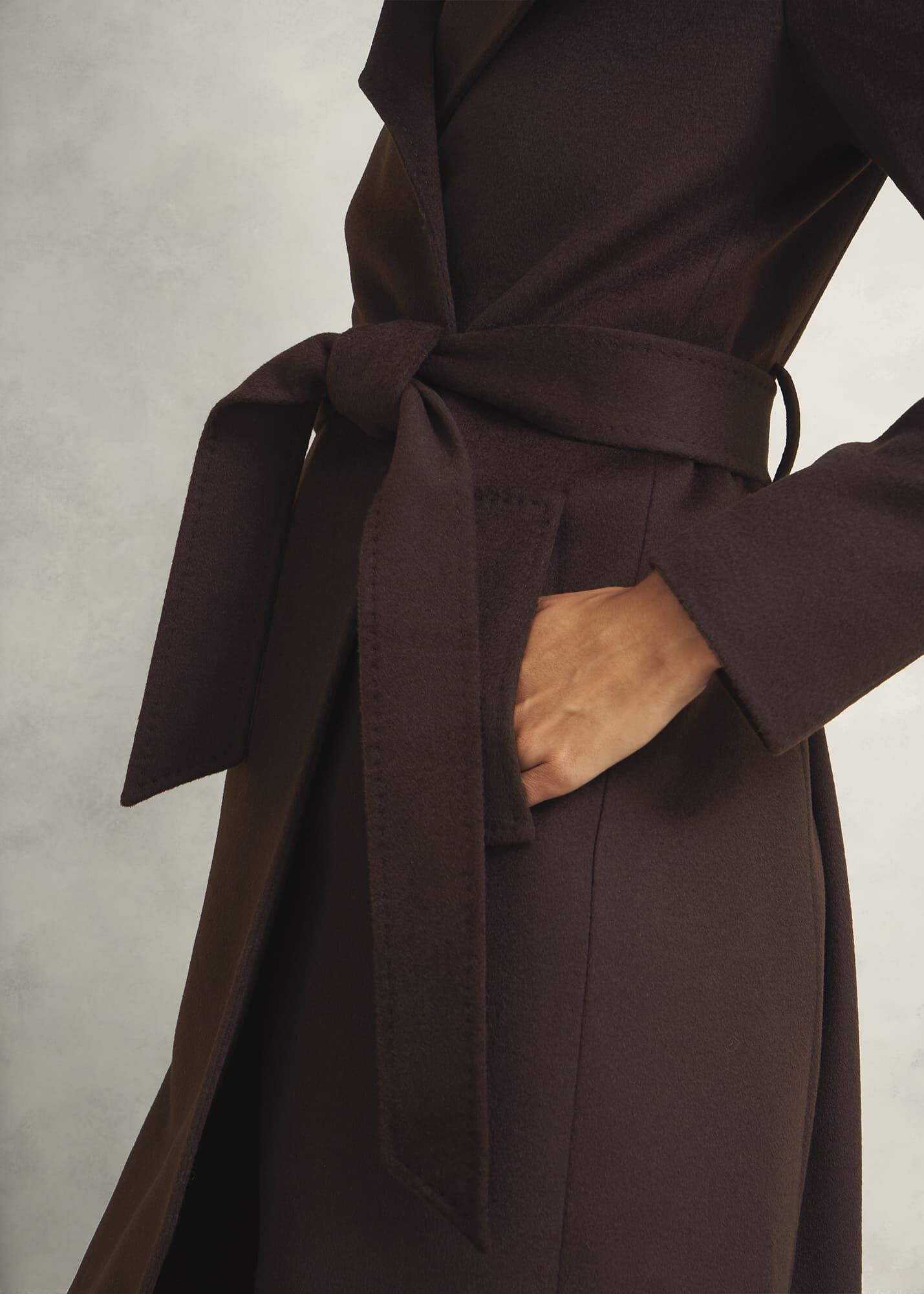 Livia Wool Coat With Faux Fur