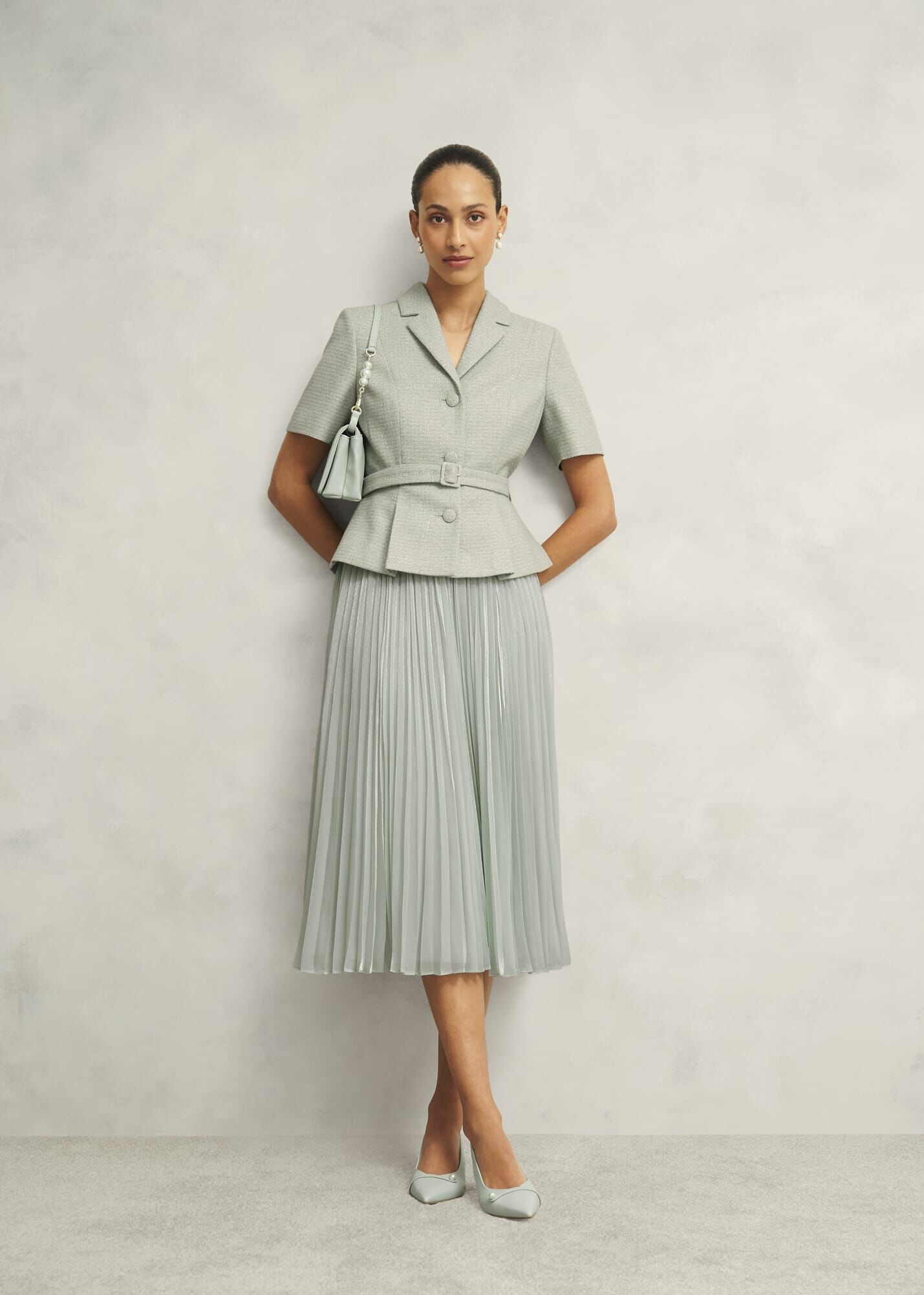 Alexandra Pleated Dress
