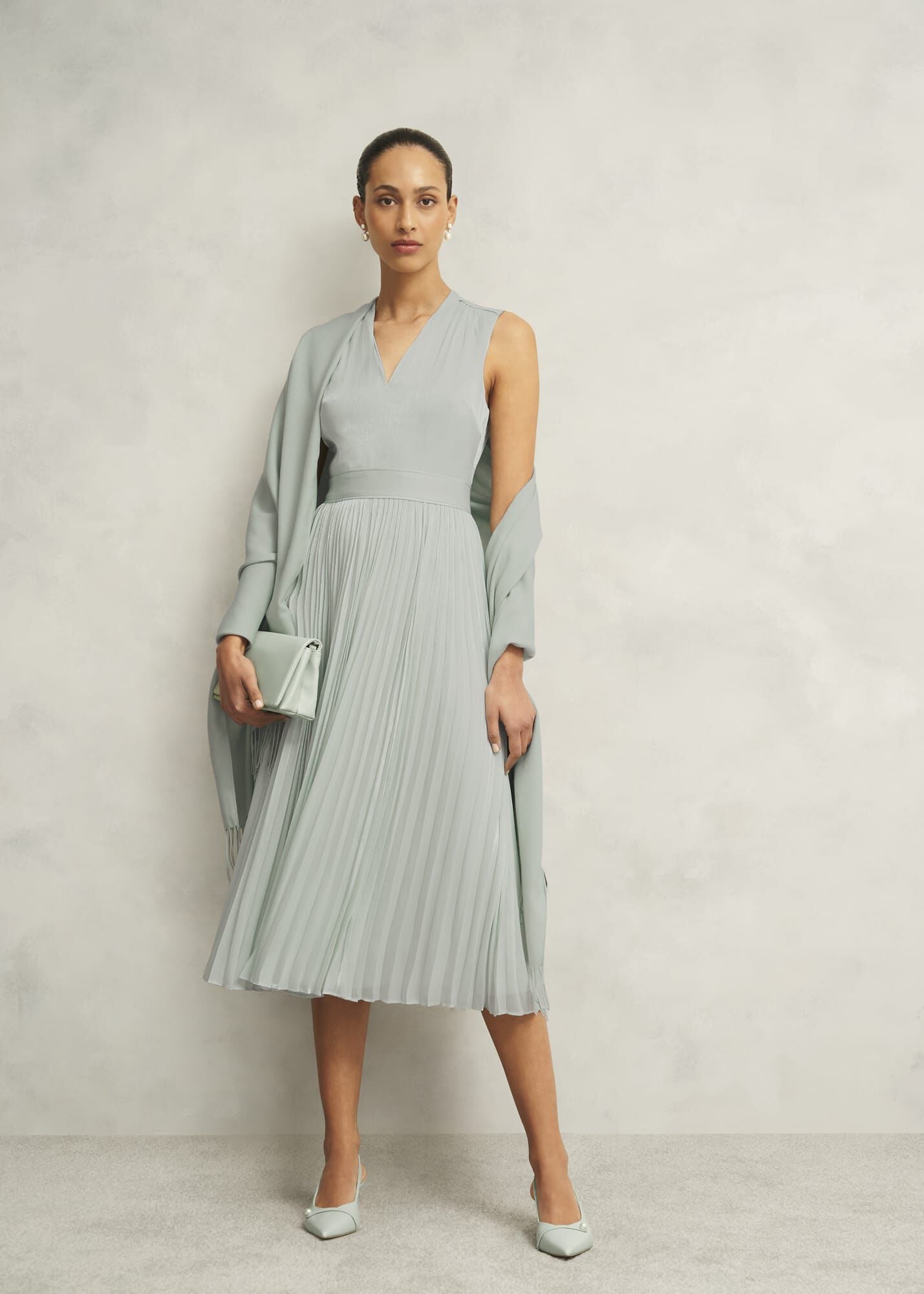 Alexandra Pleated Dress