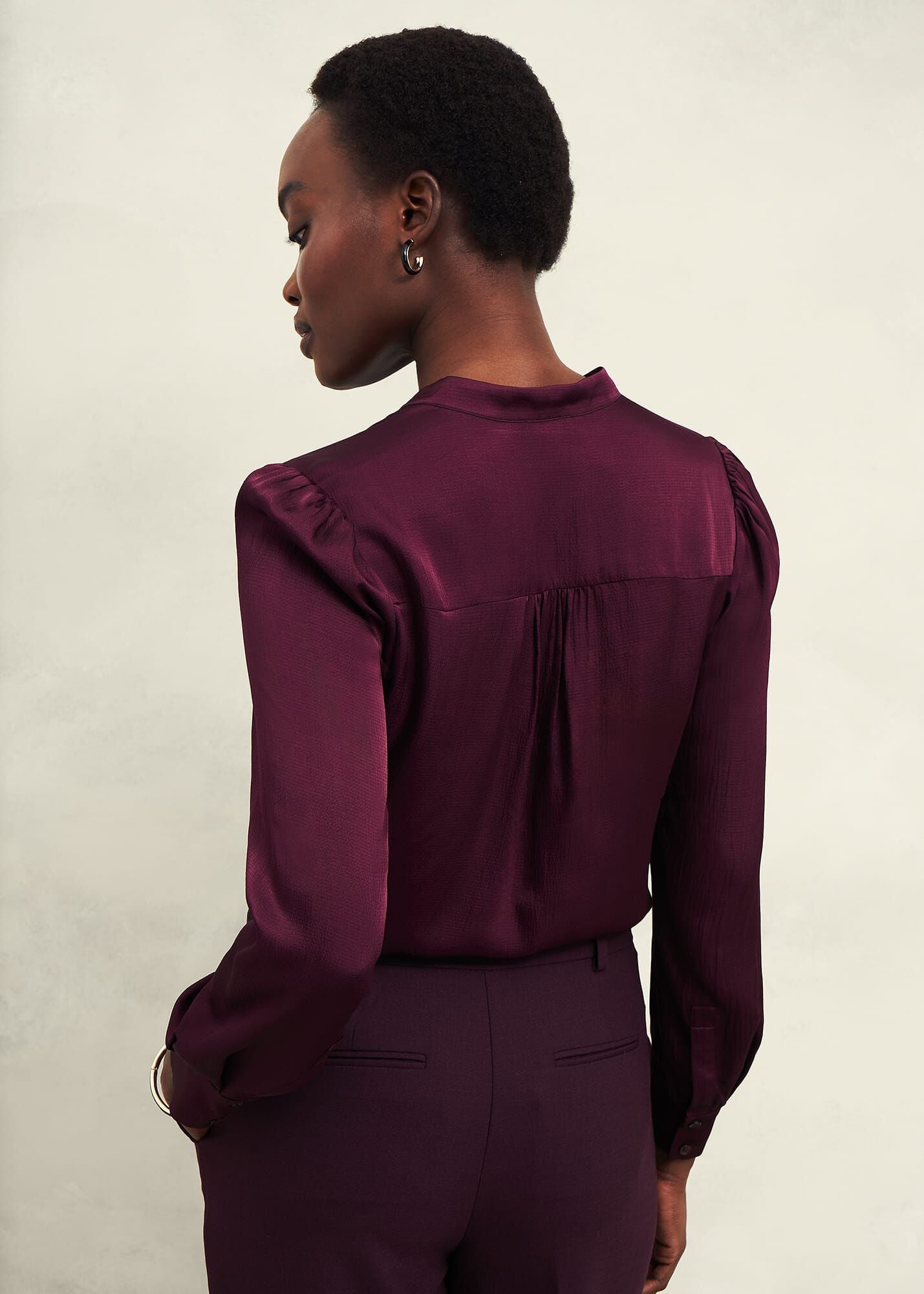 Jade Satin Blouse