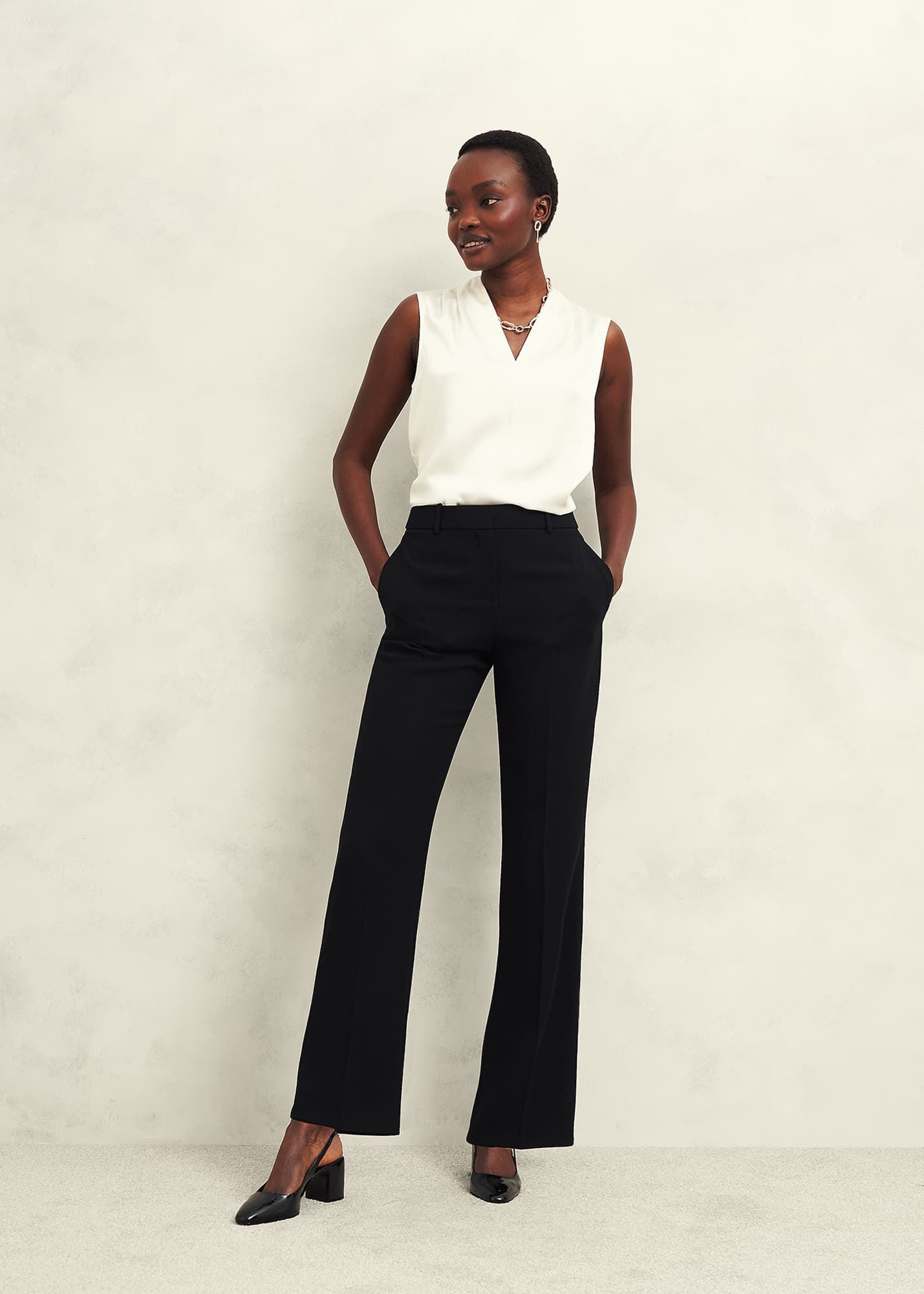 Petite Maya Straight Trousers