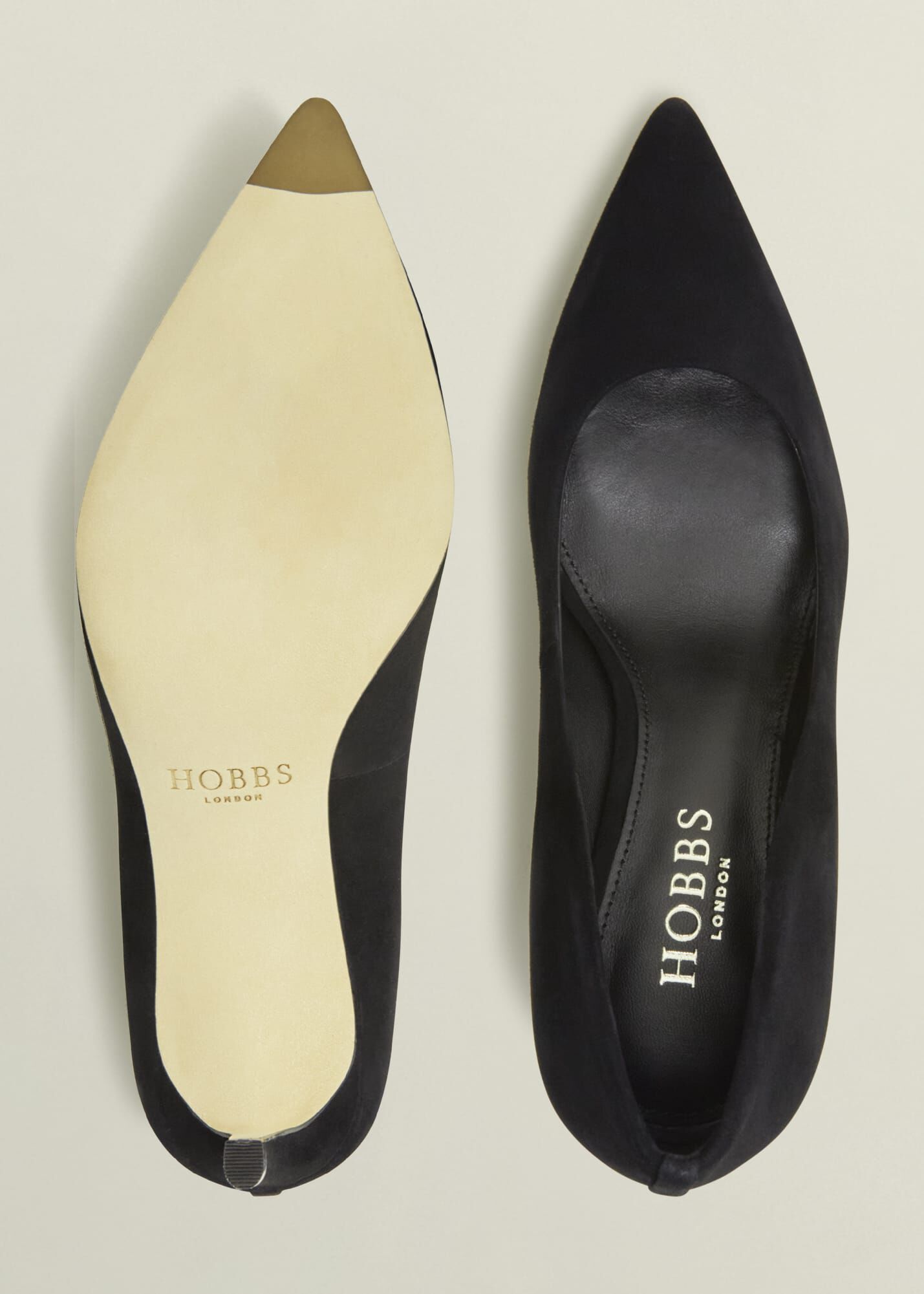 Leila Suede Court Shoes