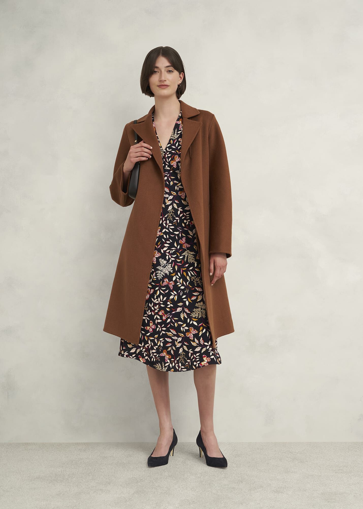 Leila Suede Court Shoes