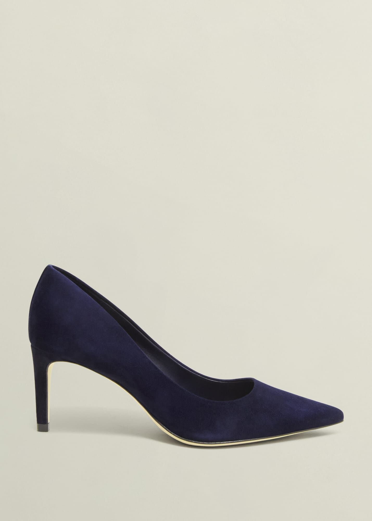 Leila Suede Court Shoes