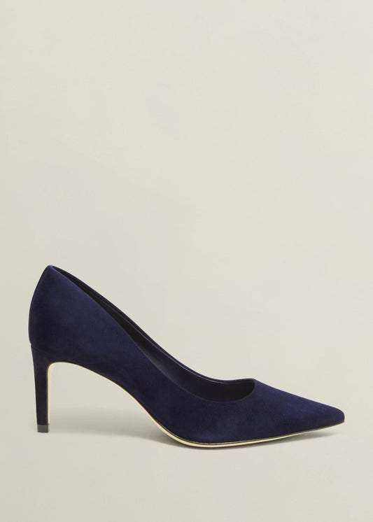 Leila Suede Court Shoes