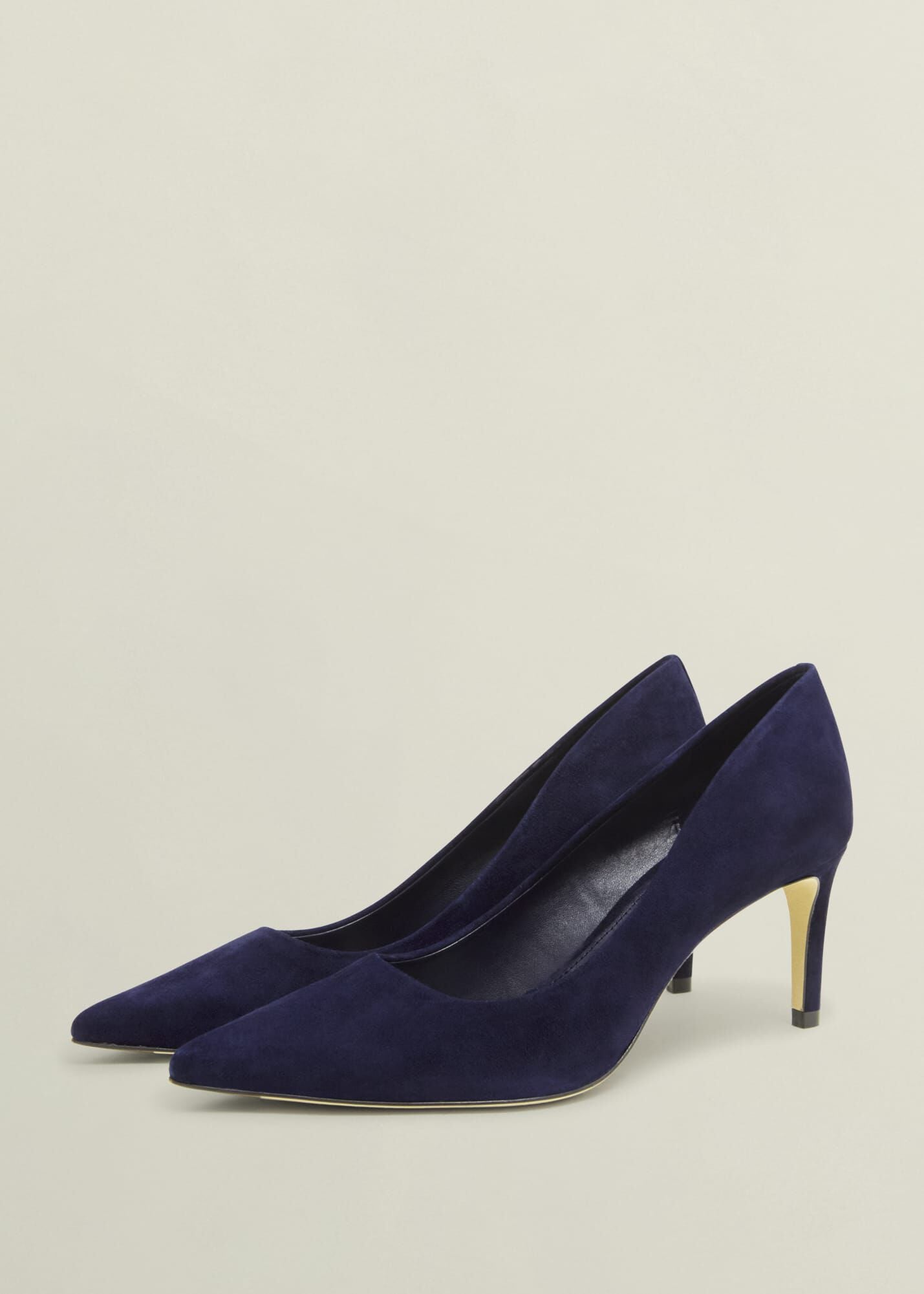 Leila Suede Court Shoes