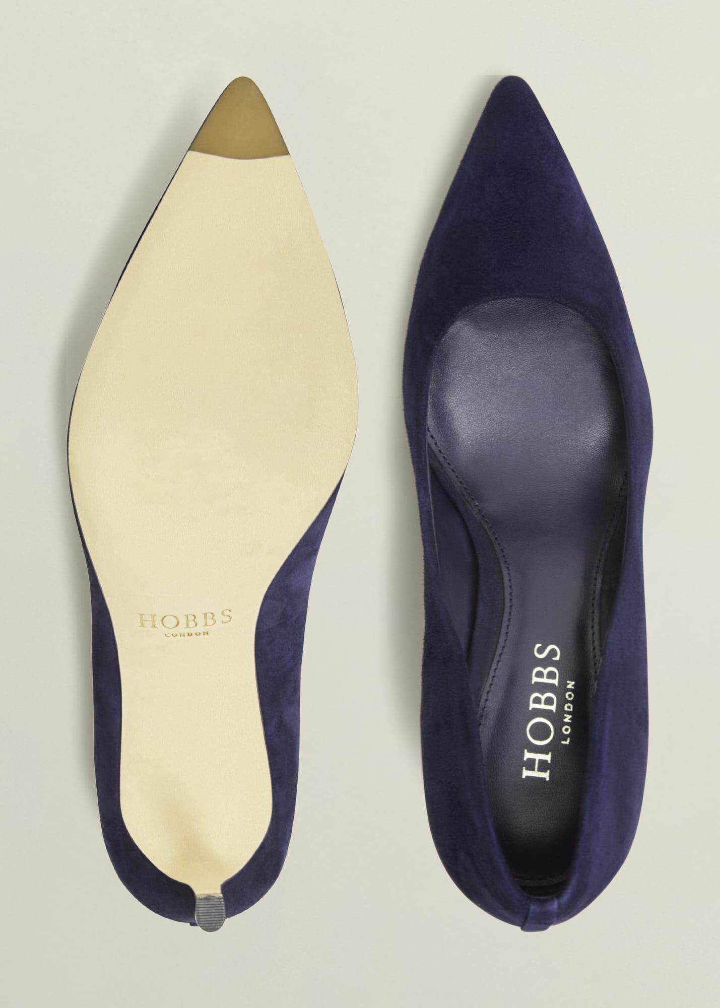 Leila Suede Court Shoes