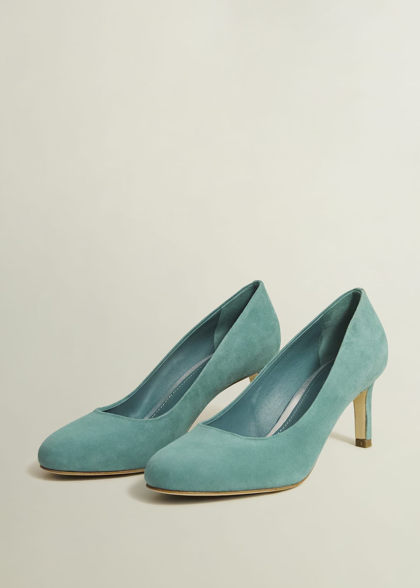 Lizzie Suede Court Shoes