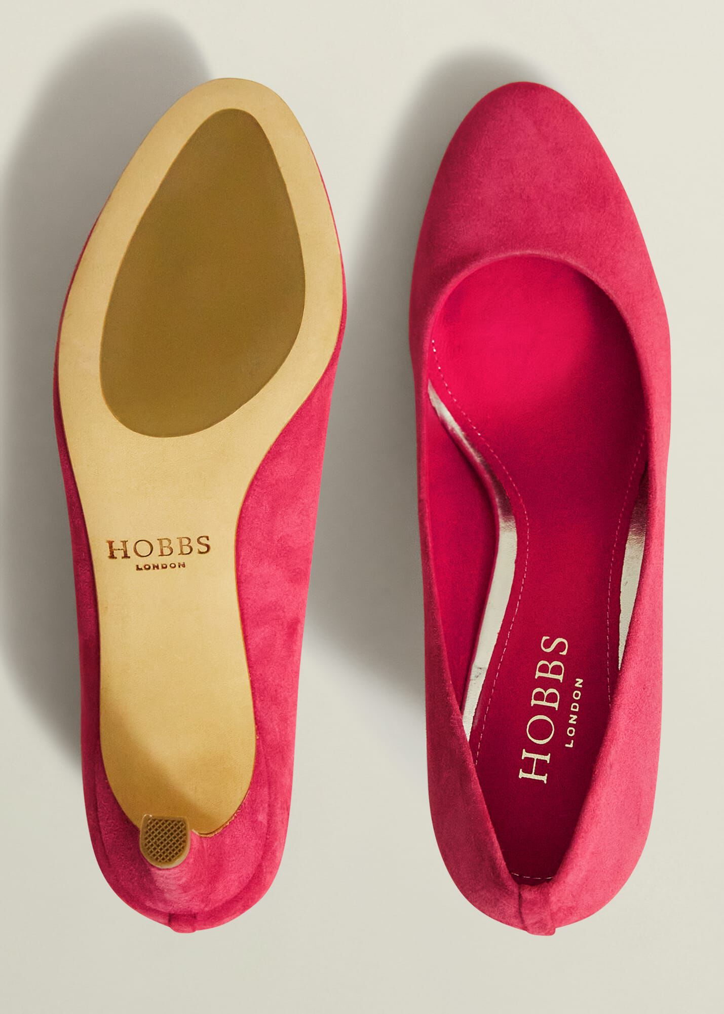 Lizzie Suede Court Shoes
