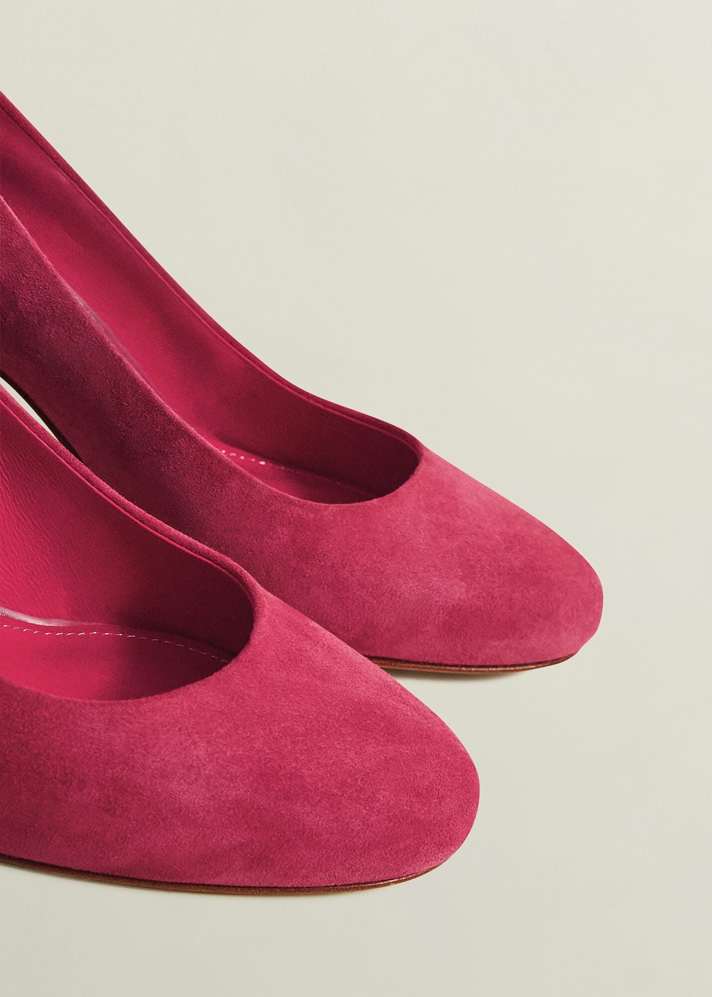 Lizzie Suede Court Shoes