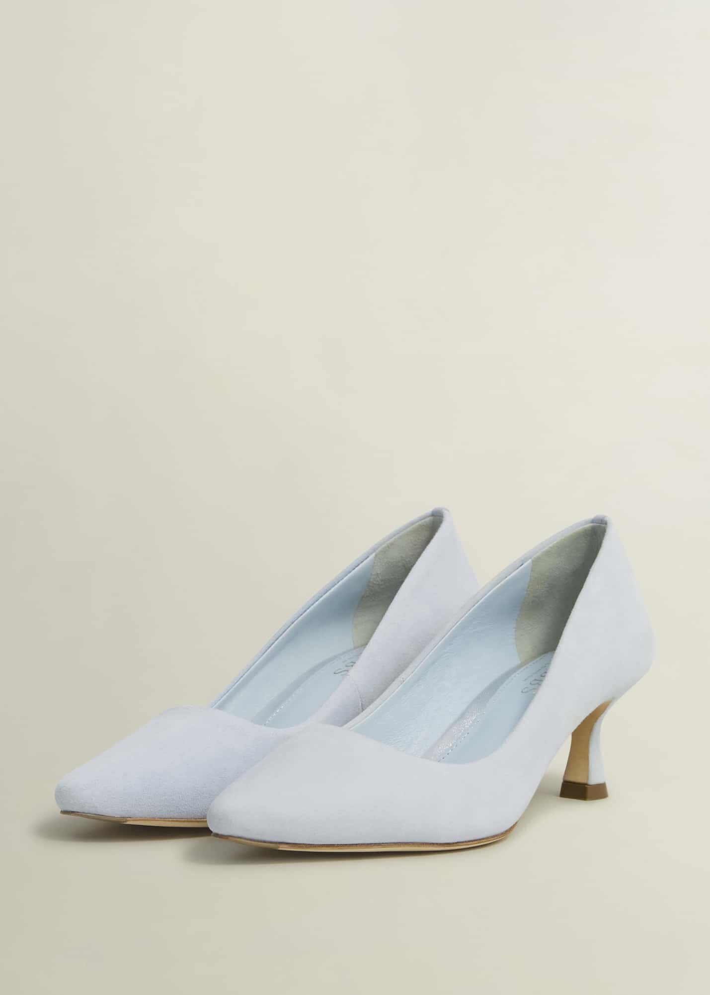 Esther Suede Court Shoes