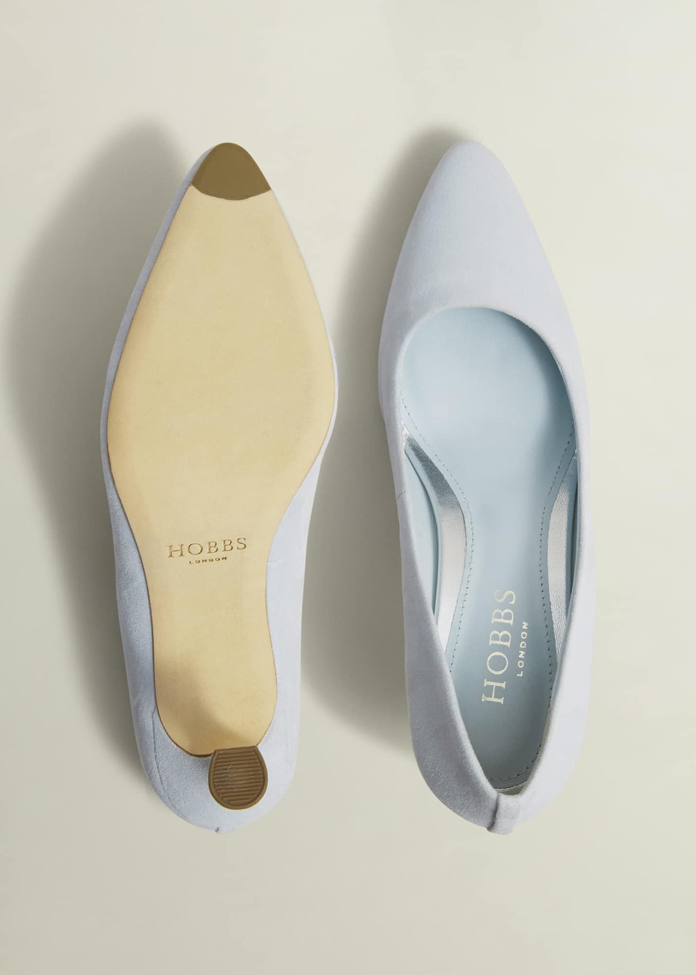 Esther Suede Court Shoes