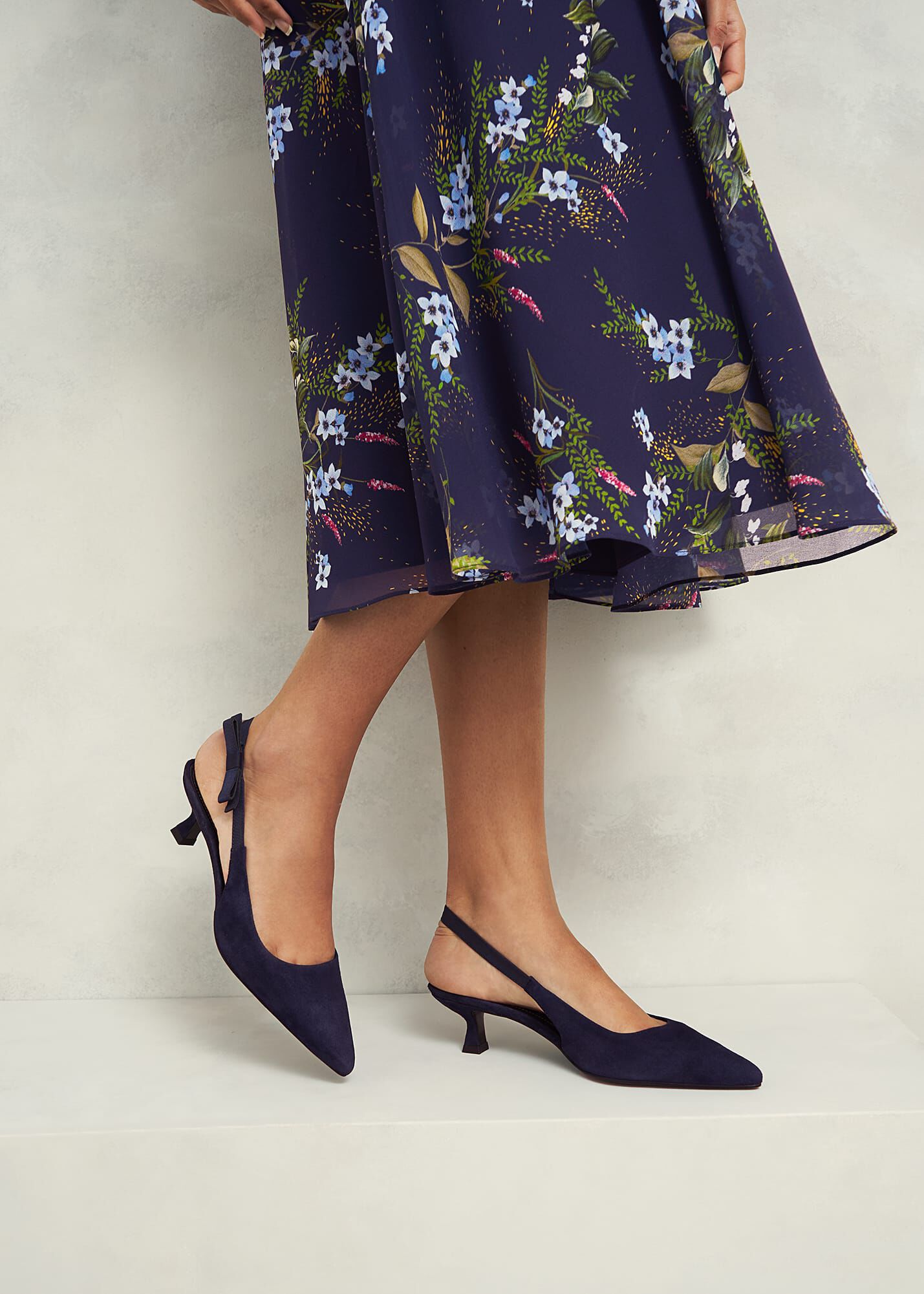 Safia Suede Slingbacks