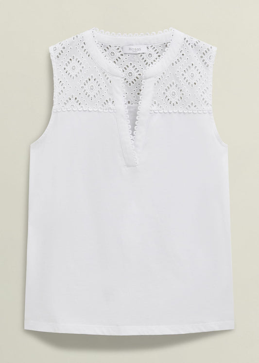 Suzanna Cotton Broderie Top