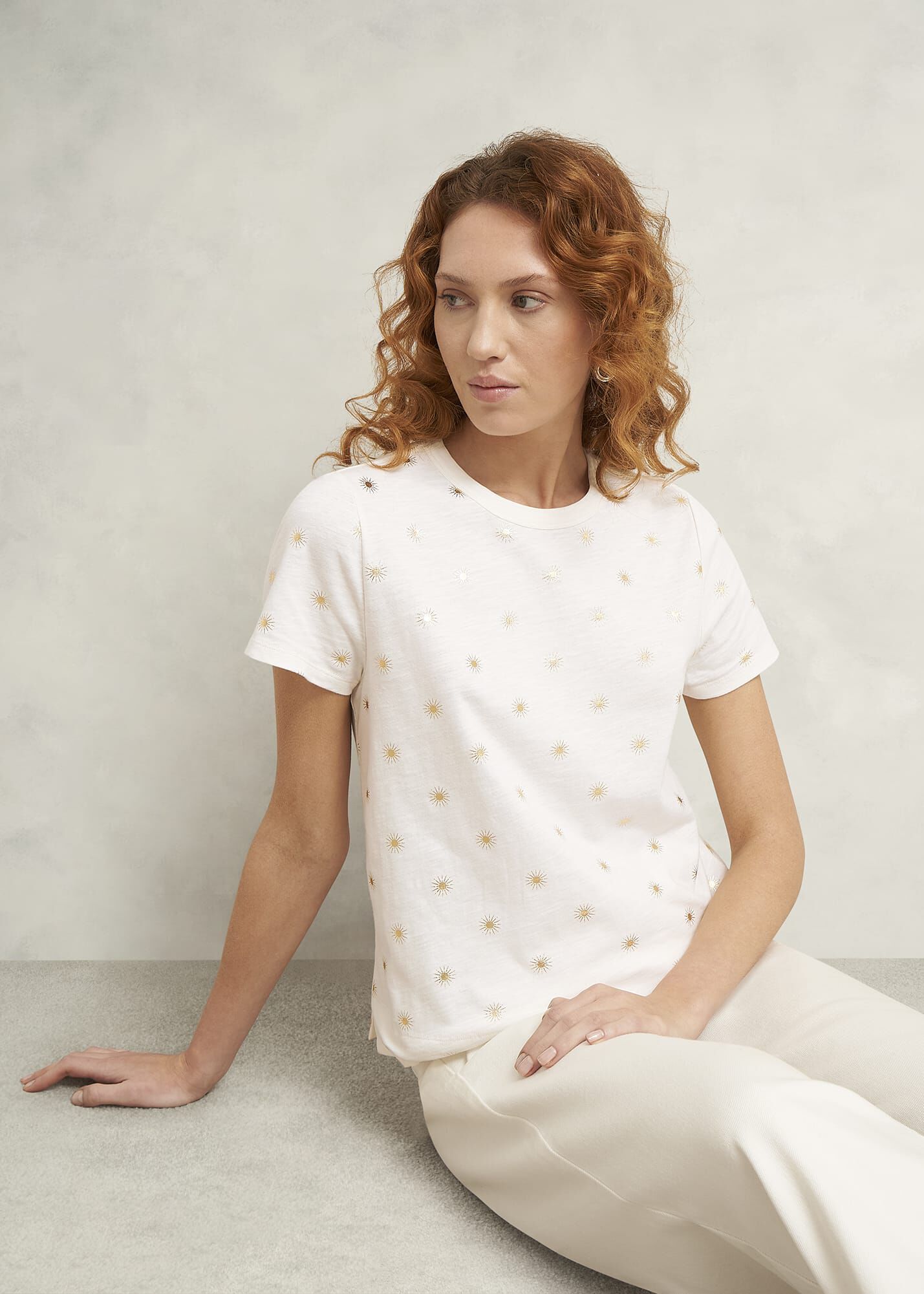 Adaline Cotton Printed T-Shirt