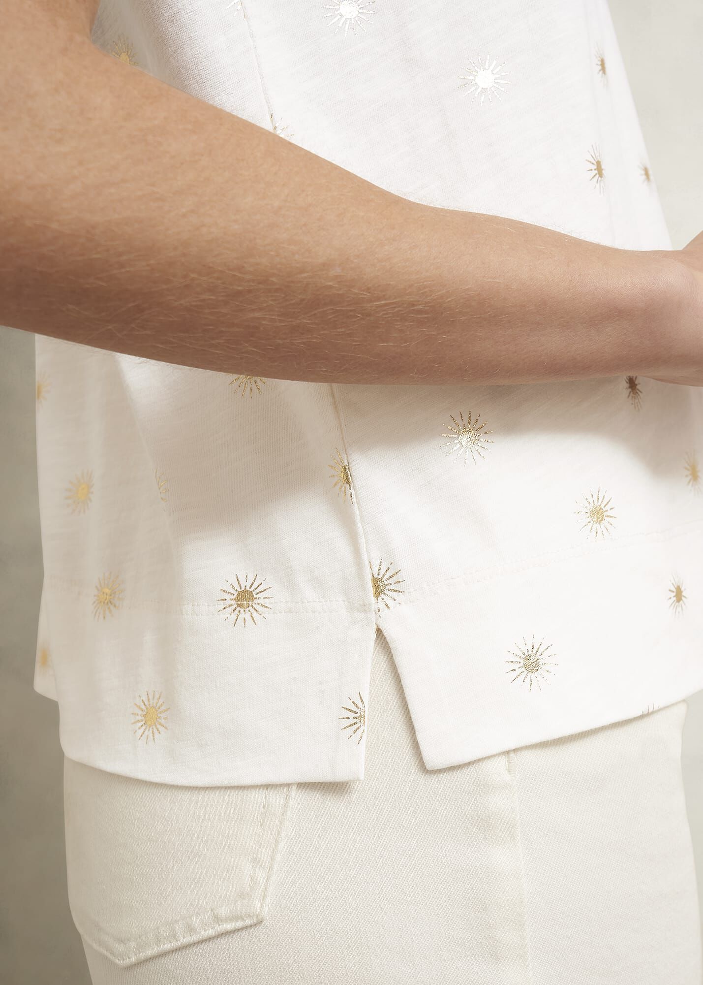 Adaline Cotton Printed T-Shirt