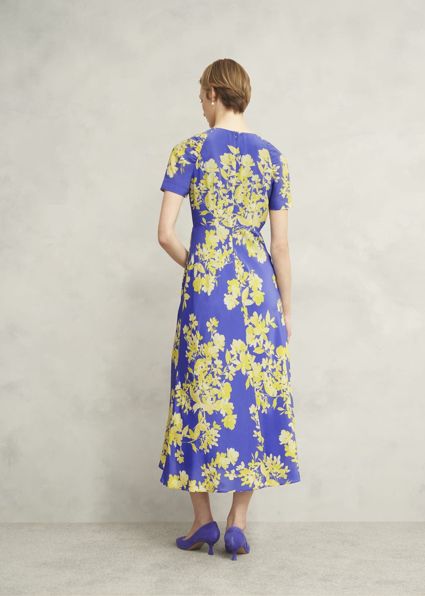 Ann Embellished Silk Dress