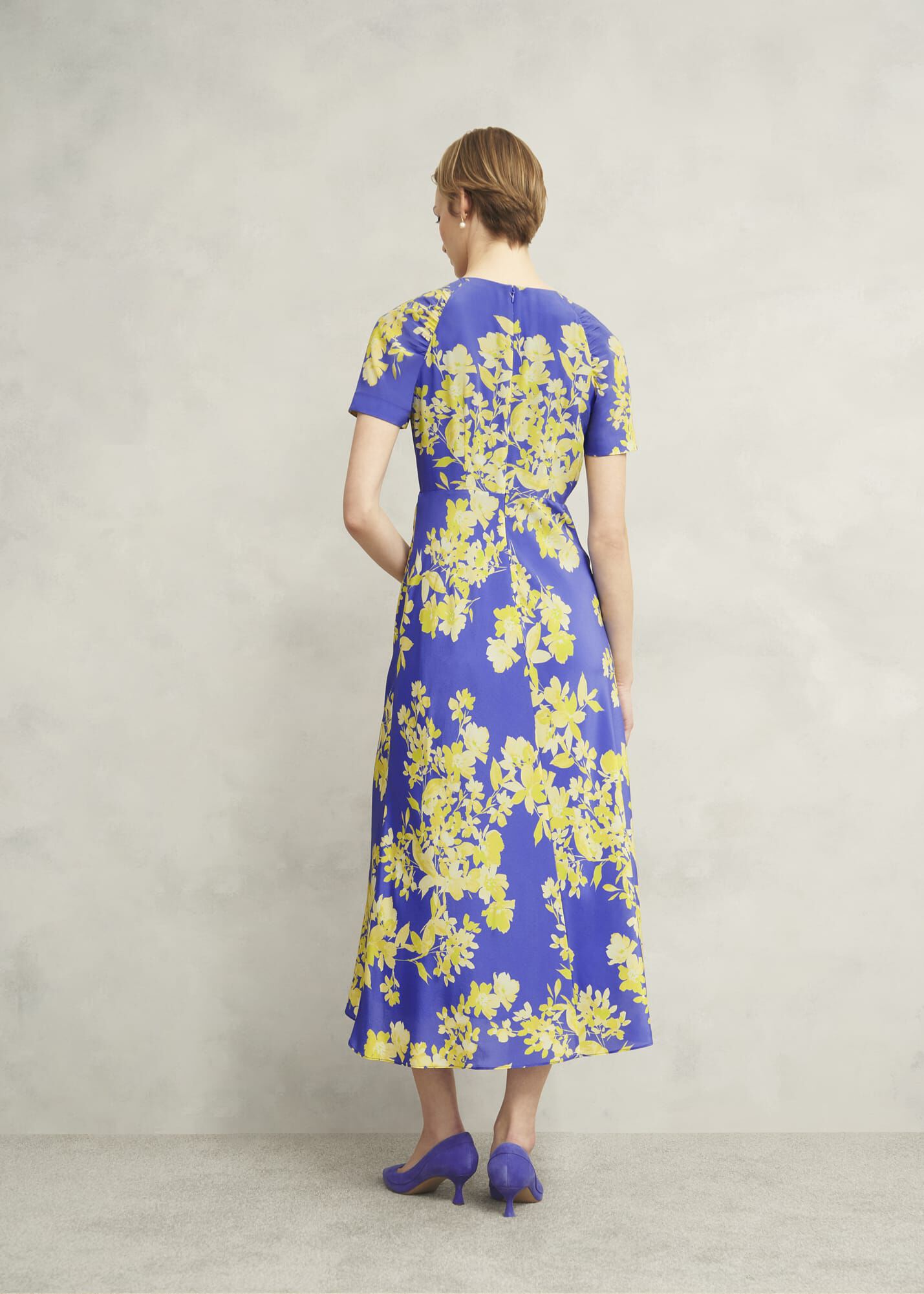 Petite Ann Embellished Silk Dress