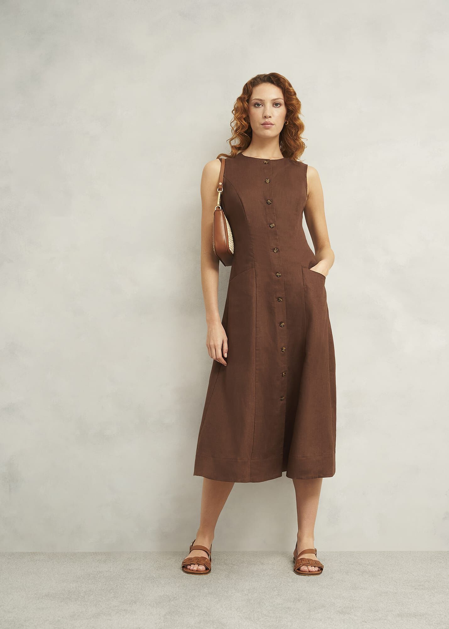Carmen Linen Dress